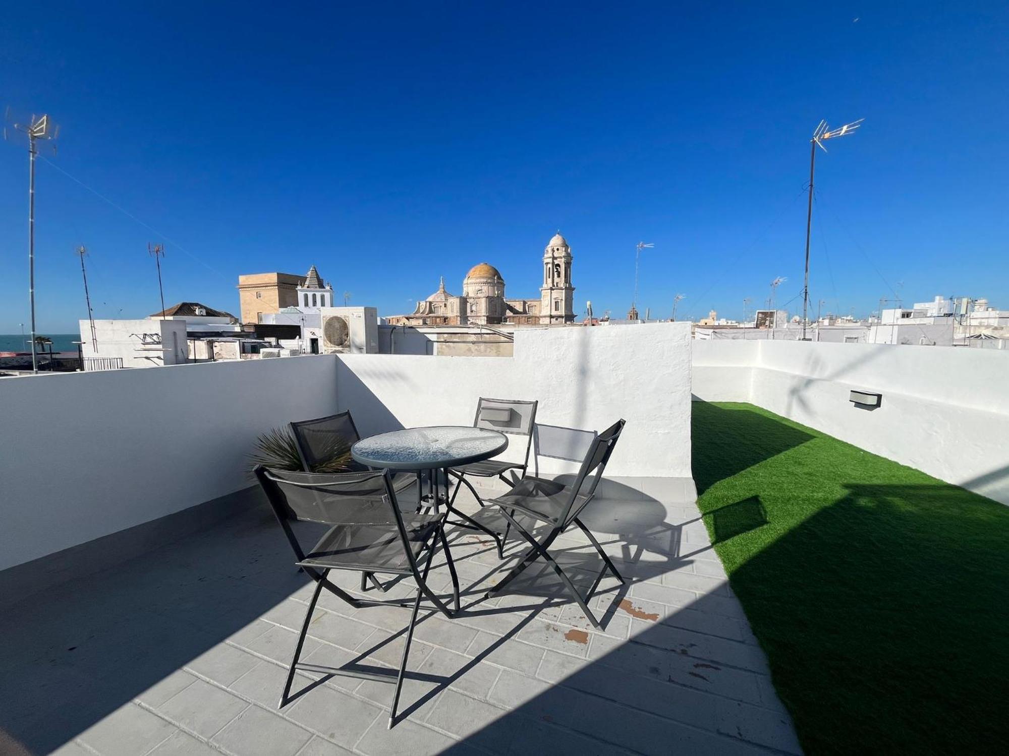 Appartement Hidden Gem Penthouse El Meson à Cadix Extérieur photo