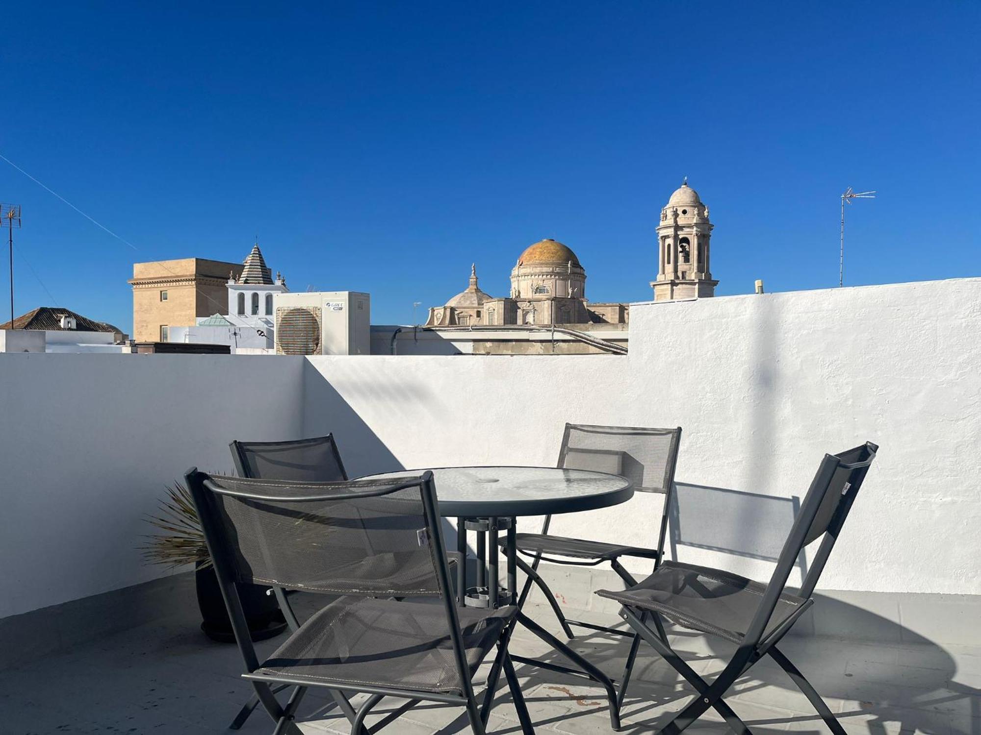 Appartement Hidden Gem Penthouse El Meson à Cadix Extérieur photo