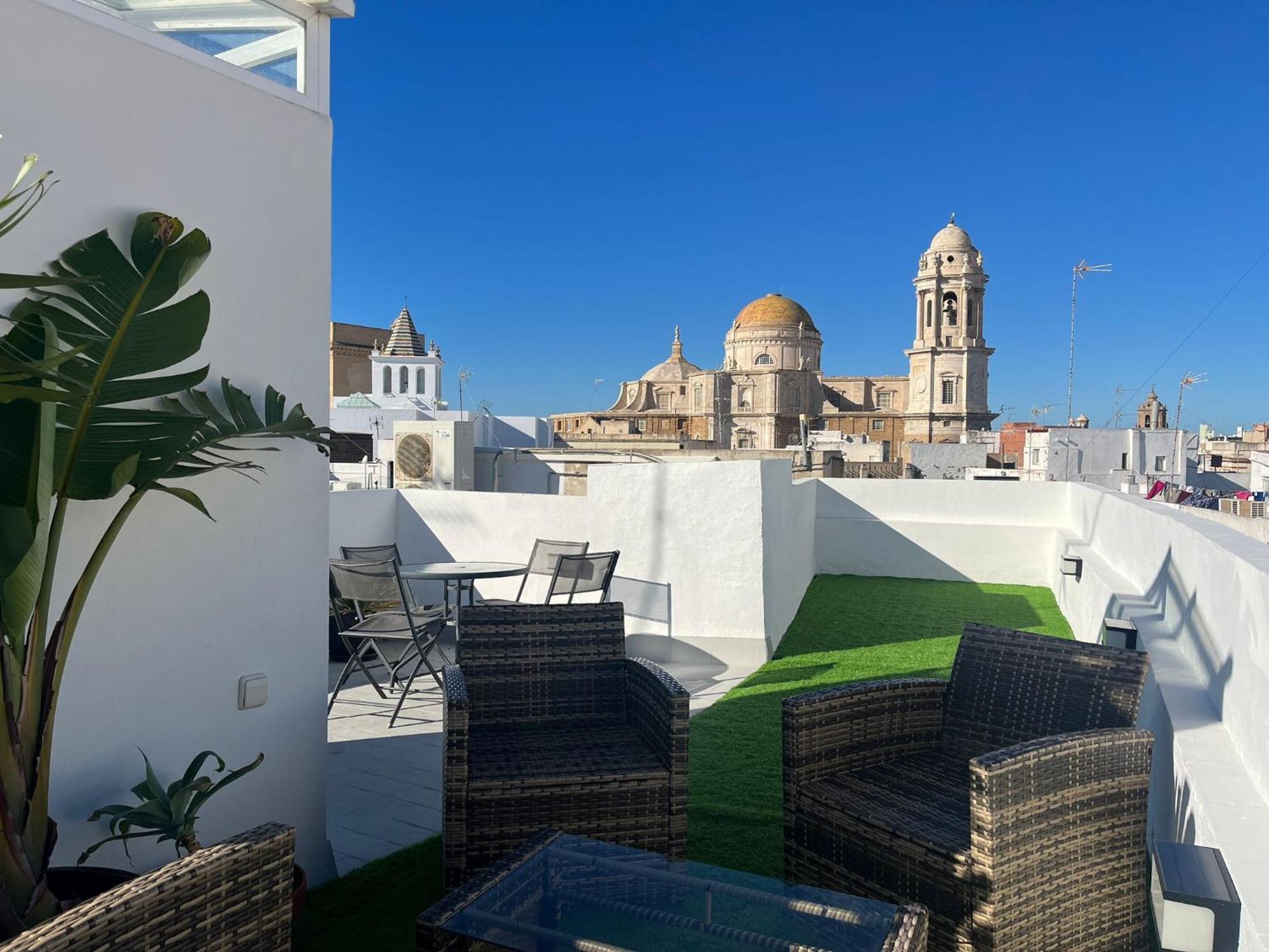 Appartement Hidden Gem Penthouse El Meson à Cadix Extérieur photo