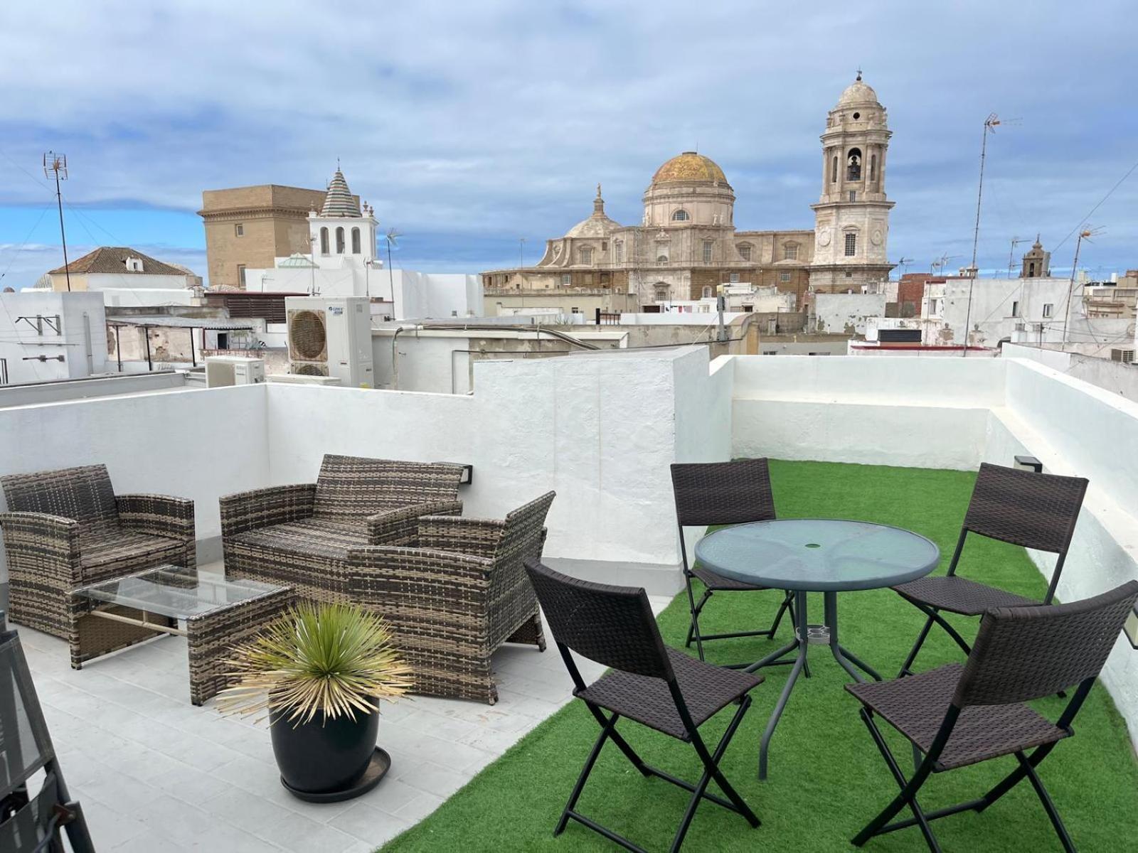 Appartement Hidden Gem Penthouse El Meson à Cadix Extérieur photo